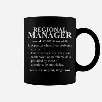 Funny Noun Regional Manager Definition Cool Gift Coffee Mug | Crazezy UK