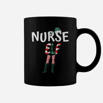 Funny Nurse Elf Christmas Outfit Great Xmas Gift For Nurse Coffee Mug | Crazezy UK