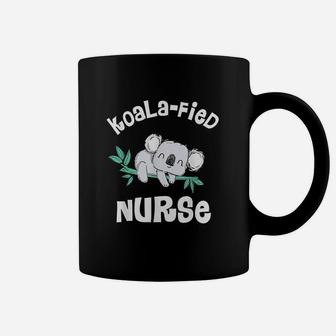 Funny Nurse Qualified Nurse Rn Lpn Gift Koalafied Coffee Mug | Crazezy