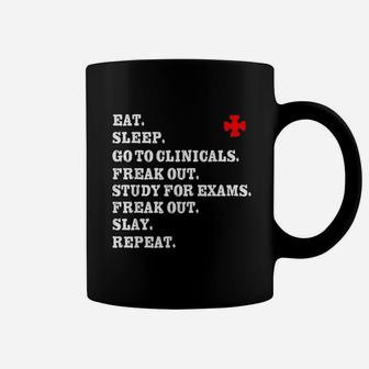 Funny Nurse Slay Rn Lpn Clinicals Nursing School Coffee Mug | Crazezy UK