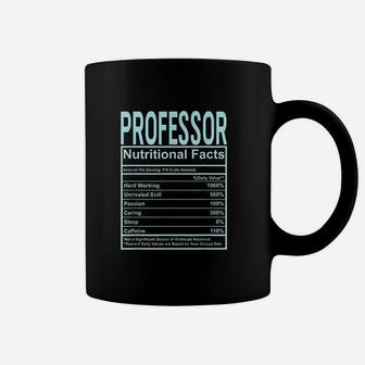 Funny Nutrition Facts Professor Coffee Mug - Thegiftio