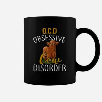 Funny Ocd Obsessive Cow Disorder Farmer Coffee Mug - Thegiftio