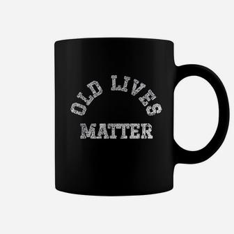 Funny Old Lives Matter Elderly Seniors Vintage Retro Coffee Mug | Crazezy