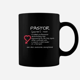 Funny Pastor Definition Religious Gift Coffee Mug | Crazezy DE