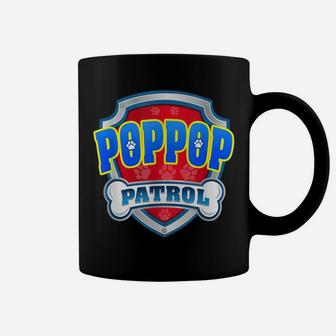 Funny Poppop Patrol - Dog Mom, Dad For Men Women Coffee Mug | Crazezy