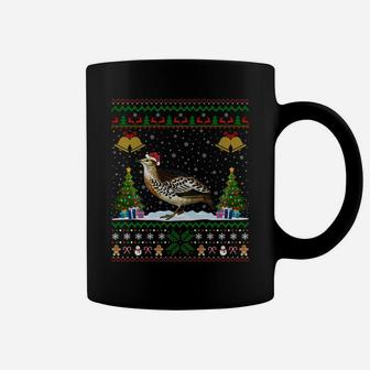 Funny Quail Bird Xmas Gift Santa Hat Ugly Quail Christmas Sweatshirt Coffee Mug | Crazezy