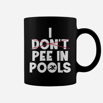 Funny Retro Vintage Swimmer I Dont Pee In Pools Coffee Mug | Crazezy AU