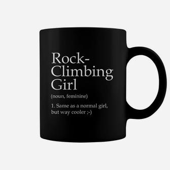 Funny Rock Climbing Boulder Girl Definition Coffee Mug - Thegiftio UK