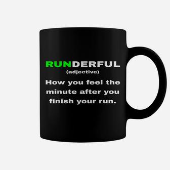 Funny Runderful Definition Runner Quote Running Joke Meaning Coffee Mug | Crazezy