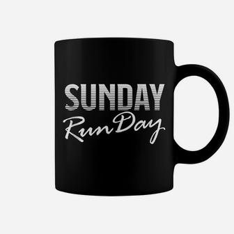 Funny Running With Saying Sunday Runday Coffee Mug | Crazezy CA