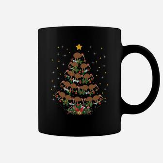 Funny Santa Kiwi Bird Lover Xmas Gift Kiwi Christmas Tree Coffee Mug | Crazezy AU