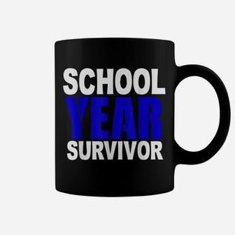 Funny School Year Survivor Shirt Teacher Kids Graduation Coffee Mug | Crazezy AU
