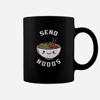 Funny Send Noods Ramen Noodles Asian Food Coffee Mug | Crazezy CA