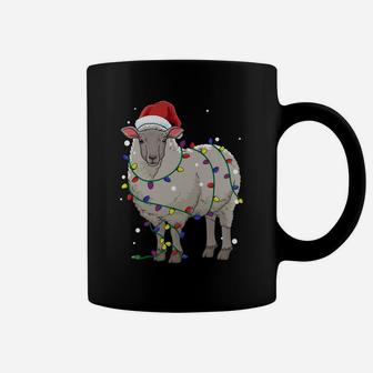 Funny Sheep Christmas Santa Claus Gift Coffee Mug | Crazezy