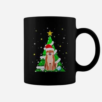 Funny Shiba Inu Xmas Tree Funny Dog Breed Shiba Inu Coffee Mug - Monsterry AU