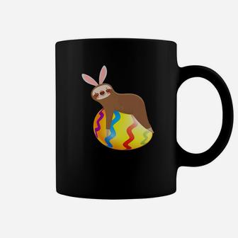 Funny Sloth Easter Day Bunny Ear Egg Easter Boys Girls Coffee Mug - Thegiftio