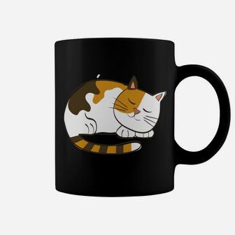 Funny Sorry I'm Late My Cat Sleeping On Me Pet Lovers Gift Coffee Mug | Crazezy UK