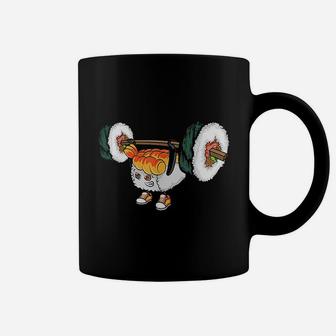 Funny Sushi Weight Lifting Japanese Food Gym Cute Gift Coffee Mug - Thegiftio