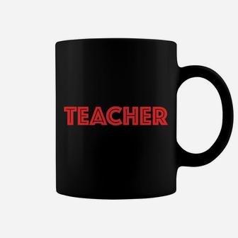 Funny Teacher Voice Teach Teachers Gifts Math Love History Coffee Mug | Crazezy UK