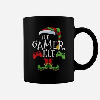 Funny The Gamer Elf Group Family Matching Christmas Pajama Coffee Mug | Crazezy CA