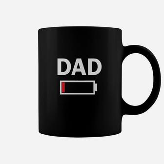 Funny Tired Dad Low Battery Drained Coffee Mug - Thegiftio UK