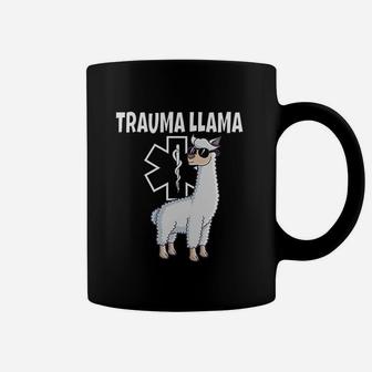 Funny Trauma Llama Emt Design Ems Medic Gift Coffee Mug | Crazezy