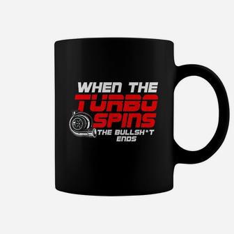 Funny Turbo Spins Coffee Mug | Crazezy