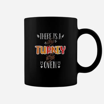 Funny Turkey Mom Thanksgiving Announcement Coffee Mug | Crazezy