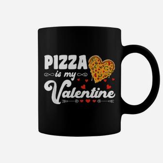 Funny Valentine's Day Boys Pizza Is My Valentine Coffee Mug - Monsterry