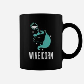 Funny Wineicorn Wine Lover Unicorn Tee Coffee Mug - Thegiftio UK