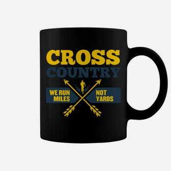 Funny Xc Cross Country Coach Gift We Run Miles Men Women Coffee Mug | Crazezy