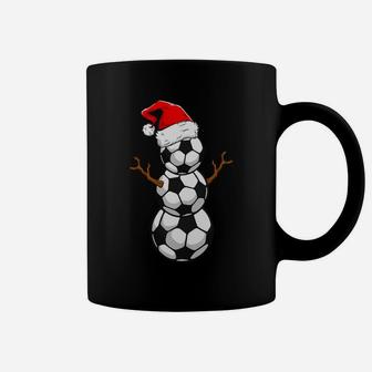 Funny Xmas Christmas Holiday Santa Snowman Ball Gifts Soccer Coffee Mug | Crazezy