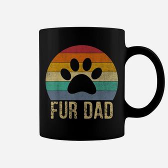 Fur Dad Vintage Retro Dog And Cat Owner Coffee Mug | Crazezy