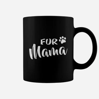 Fur Mama Paw Print Dog Cat Mom Coffee Mug | Crazezy