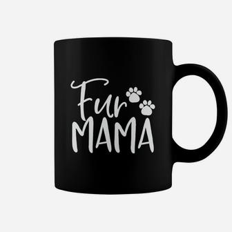 Fur Mama Women Dog Mom Funny Letters Print Coffee Mug | Crazezy UK