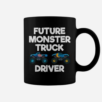 Future Monster Truck Driver Funny Humor Costume Design Coffee Mug | Crazezy