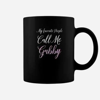 Gabby Name Personalized Girls Women Cute Pink Gift Coffee Mug - Thegiftio UK