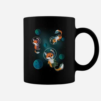 Galaxy, Fox, Foxes, Space, Stars, Christmas, Birthday Gift Coffee Mug | Crazezy