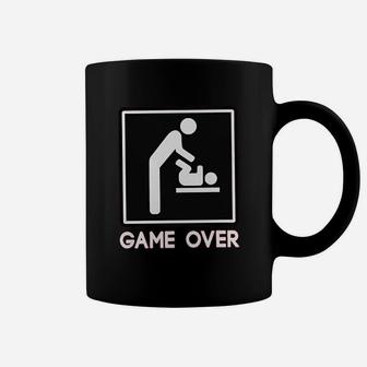 Game Over New Dad Baby Parent Coffee Mug | Crazezy