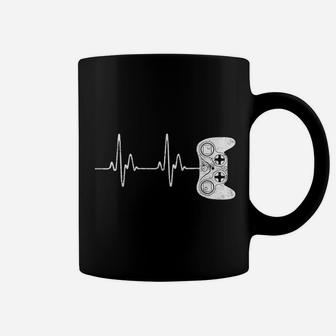 Gamer Heartbeat Video Game Lover Gift Coffee Mug - Thegiftio UK
