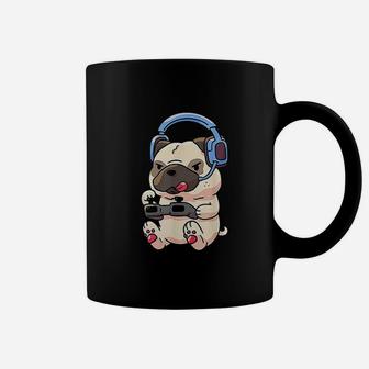 Gamer Pug Gaming Pugs Video Game Gift Coffee Mug | Crazezy UK