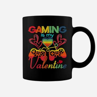 Gaming Is My Valentine Gamer Girl Valentine's Day Coffee Mug - Monsterry CA