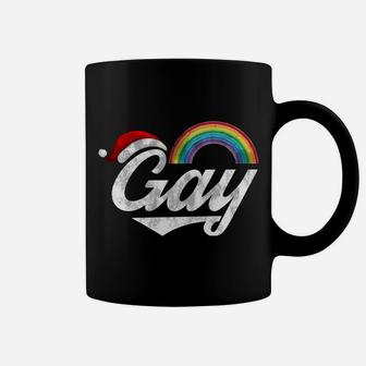 Gay Santa Rainbow Lgbt-Q Pride X-Mas Holiday Christmas Gifts Sweatshirt Coffee Mug | Crazezy