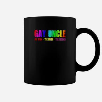 Gay Uncle The Man The Myth The Legend Coffee Mug - Monsterry DE