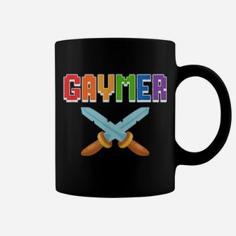 Gaymer Gay Lesbian Gamer Video Game Lgbt Pride Coffee Mug - Monsterry