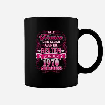 Geburtstags-Tassen Beste Frauen Jahrgang 1970, Damen Retro-Design - Seseable
