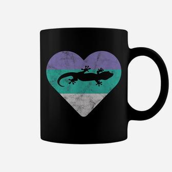 Gecko Retro Lizard Gift For Women Or Girls Coffee Mug | Crazezy CA
