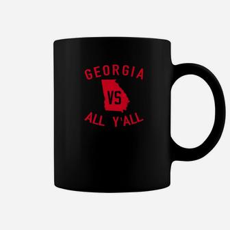Georgia Vs All Yall Funny Georgia Coffee Mug - Thegiftio UK