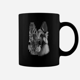 German Shepherd - Look Beside You I'll Be There Coffee Mug - Thegiftio UK