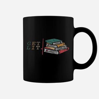 Get Lit Reading Books Coffee Mug | Crazezy